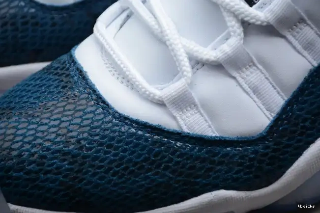 Reps TB 11 CD6846-102 Jordan Air Low Snakeskin Blue Navy 0519